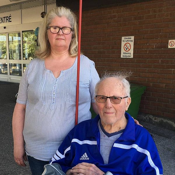 Multisjuke Per-Olof Persson, 86, ansåg sig inte vara pigg nog för att kunna bo hemma med hemtjänst.