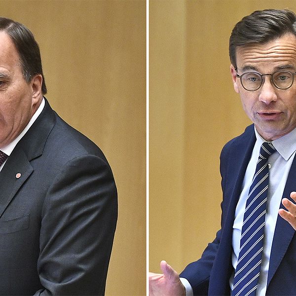 Stefan Löfven, Socialdemokraterna och Ulf Kristersson, Moderaterna.