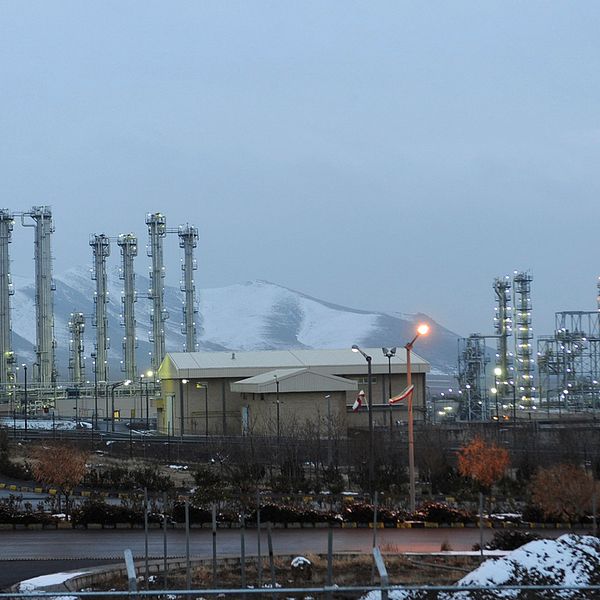 Kärnkraftverket nära Arak, 250 kilometer sydväst om Teheran, Iran.