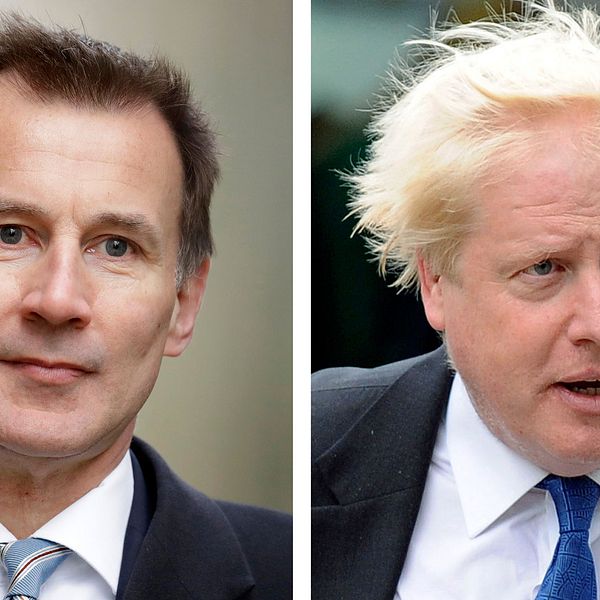 Boris Johnson och Jeremy Hunt