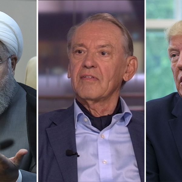 Hassan Rohani, Jan Eliasson, Donald Trump.