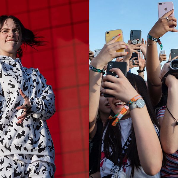 17-åriga stjärnskottet Billie Eilish lockade en enorm publik under fredagens öppning av Lollapalooza-festivalen.