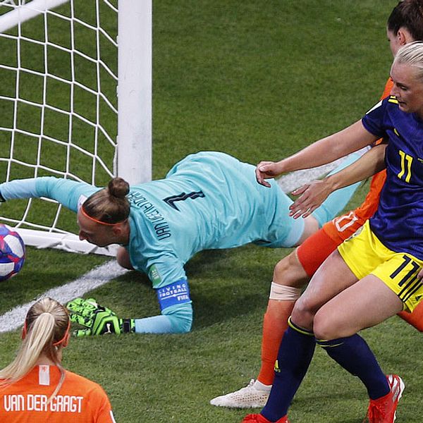 Sverige förlorade semifinalen i fotbolls-VM