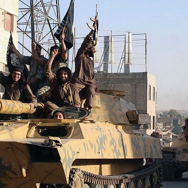 IS-stridsvagnar i Raqqa, Syrien
