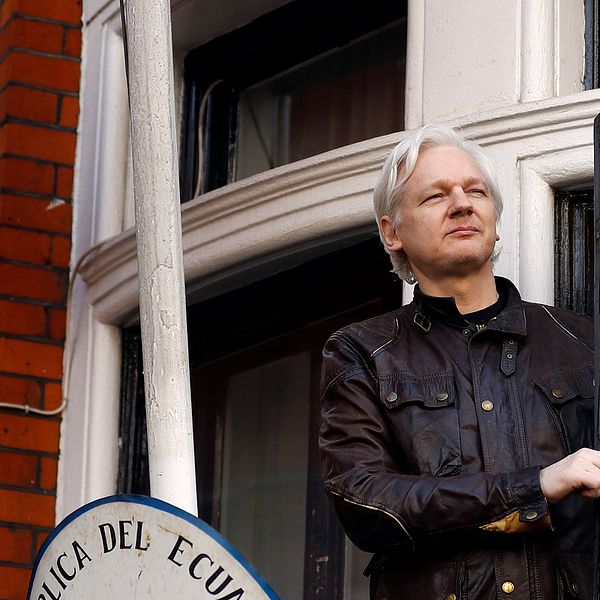 Enligt dokument som CNN tagit del av påverkade Wikileaks-grundaren Julian Assange presidentvalet 2016 från den ecuadorianska ambassaden i London. Arkivbild.