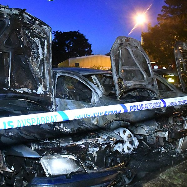 Bilbränder i Lund