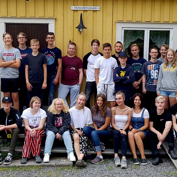 41 stammande ungdomar från hela landet har samlats på Utviksgården norr om Härnösand.