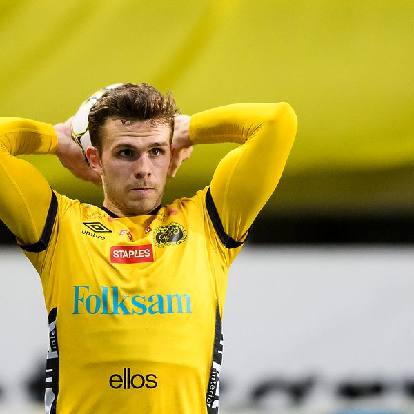 Jesper Manns under en allsvensk match med Elfsborg 2017.