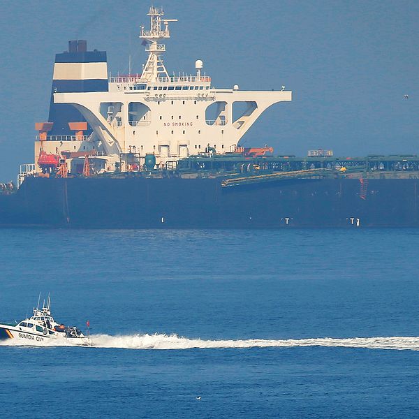 USA uppges vilja beslagta den iranska oljetankern Grace 1, som sedan i juli varit beslagtagen av Gibraltar.