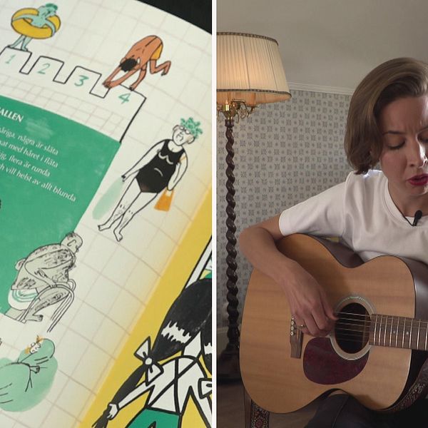 Artisten Britta Persson samarbetar med författarna och illustratörerna Emma och Lisen Adbåge på albumet Folk – dikt och toner om personer.