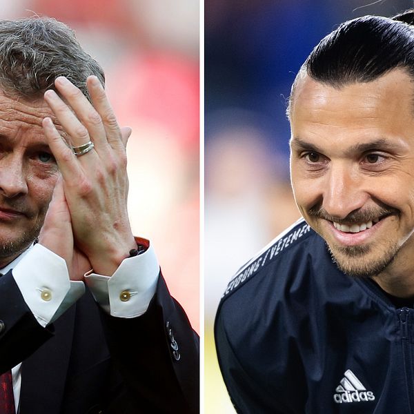 Ole Gunnar Solskjaer verkar inte öppna för någon Zlatan-comeback i Manchester United.