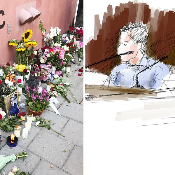 De åtalade poliserna under rättegången gällande dödsskjutningen av Eric Torell, i Stockholms tingsrätt