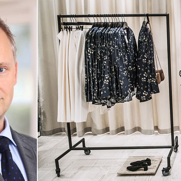 Johan Davidson som är chefsekonom på Svensk handel som berättar om den svenska butiksdöden med anledning av att klädjätten Forever 21 ansökt om konkursskydd.