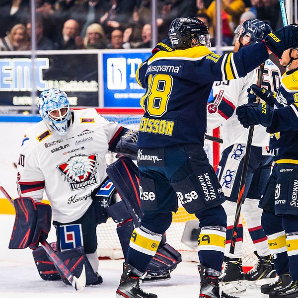 Det blev många måljubel för HV71 mot Linköping.