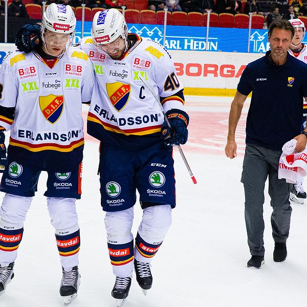 Josefsson utgick skadad mot Brynäs.