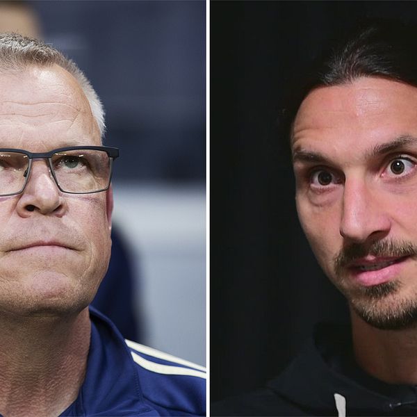 Janne Andersson och Zlatan Ibrahimovic.