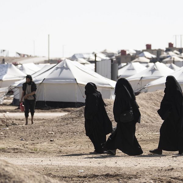 Flyktinglägret Al Haul i norra Syrien.