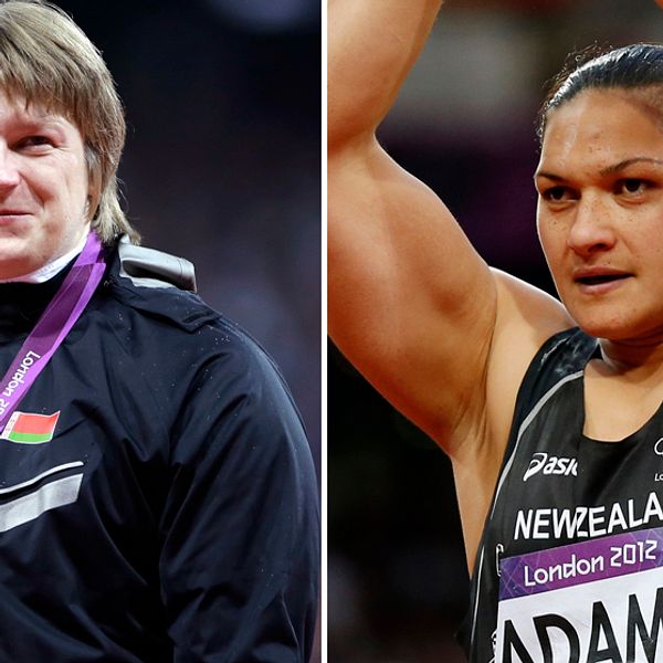 Dopade Nadezjda Ostaptjuk och Valerie Adams.