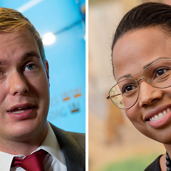 Gustav Fridolin och Alice Bah Khunke.