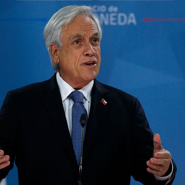 Chiles president Sebastián Piñera