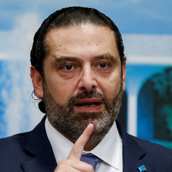 Libanons premiärminister Saad al-Hariri.