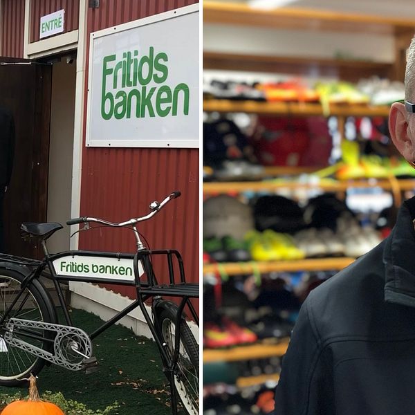 Thomas Lindberg, styrelseordförande för Fritidsbanken i Halmstad.