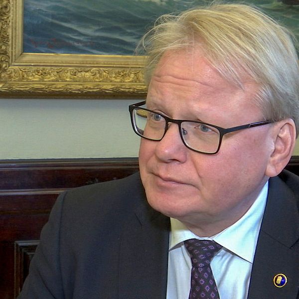 Försvarsminister Peter Hultqvist (S) 15 november 2019.