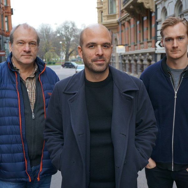 Uppdrag gransknings reportrar Lars-Göran Svensson, Ali Fegan och Herman Reuterswärd.