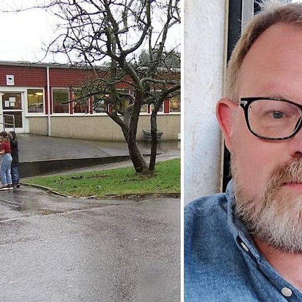 Joachim Svärd, lärare och lokalt ombud för Lärarförbundet på Nytorpsskolan.