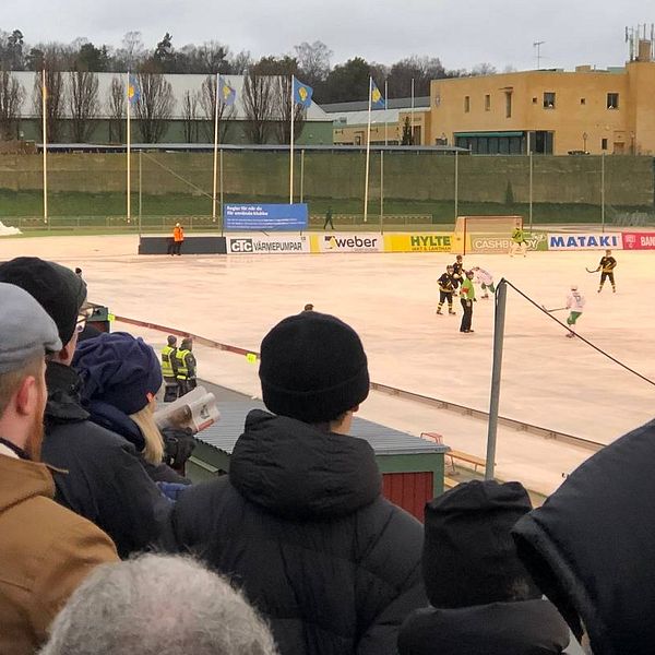 Bandy mellan Hammarby och AIK på Östermalms IP