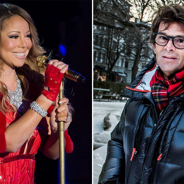 Mariah Carey och Niklas Strömstedt är två svenska julfavoriter.