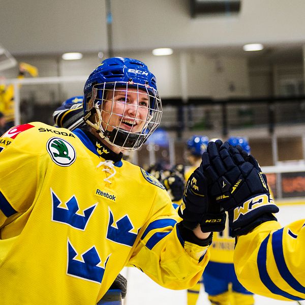 Erica Udén Johansson gjorde mål när Sverige besegrade Finland.