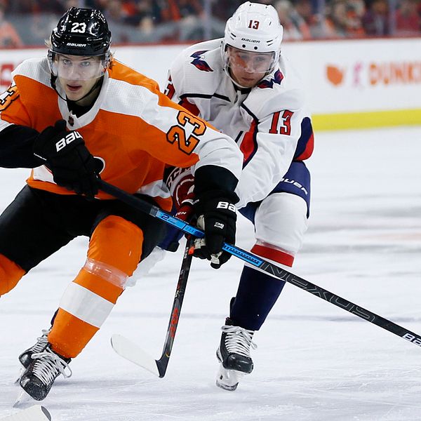 Philadelphia Flyers spelade för Oskar Lindblom som drabbats av cancersjukdom.