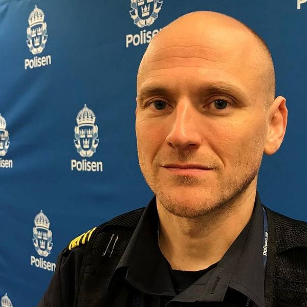 Polisens insatschef Johan Dyrander.