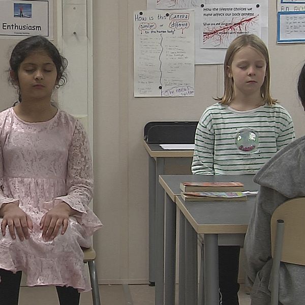 Anshika Dayma elev på internationella skolan ISGR.