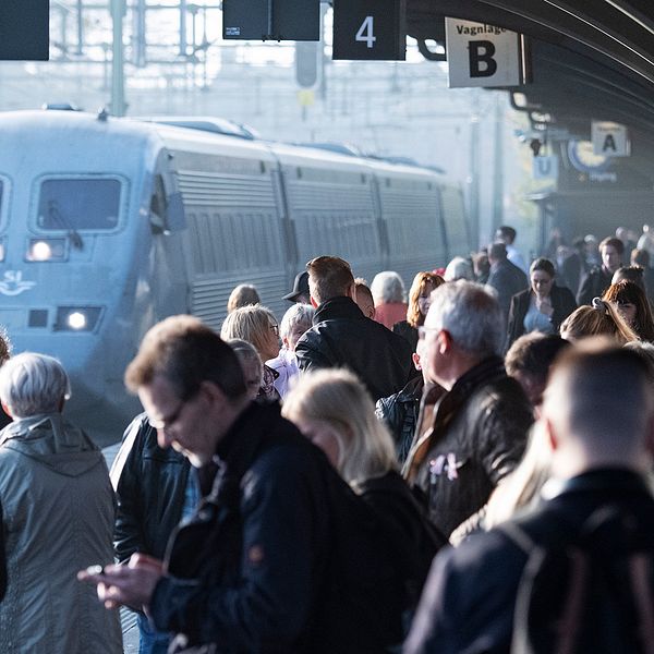Julen är högsäsong för tågtrafiken i Sverige.