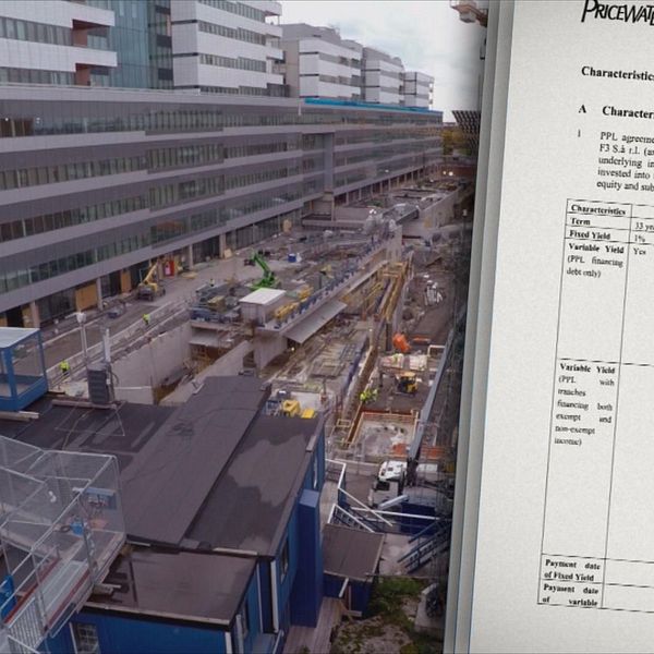 Secret documents expose an advanced tax scheme. A company involved in building the flagship hospital New Karolinska is moving money to the tax haven Luxembourg.