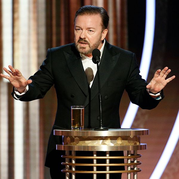 Golden Globe-värden Ricky Gervais