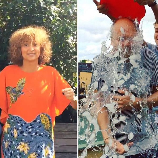 ”Det är ju asbra att pengarna kommer till användning!”, säger skådespelaren Bianca Kronlöf, en av dem som gjorde utmaningen.