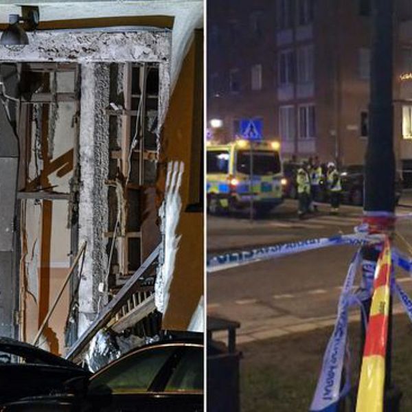 Kraftig explosion i Stockholm