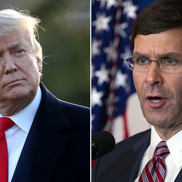 Försvarsminister Mark Esper har inte sett de bevis som president Donald Trump menar finns för att den iranske toppgeneralen Qassem Soleimani planerade ambassadattacker.