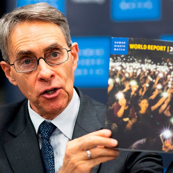 Kenneth Roth, chef för människorättsorganisationen Human Rights Watch, anklagar Kina för att motarbeta mänskliga rättigheter i världen.