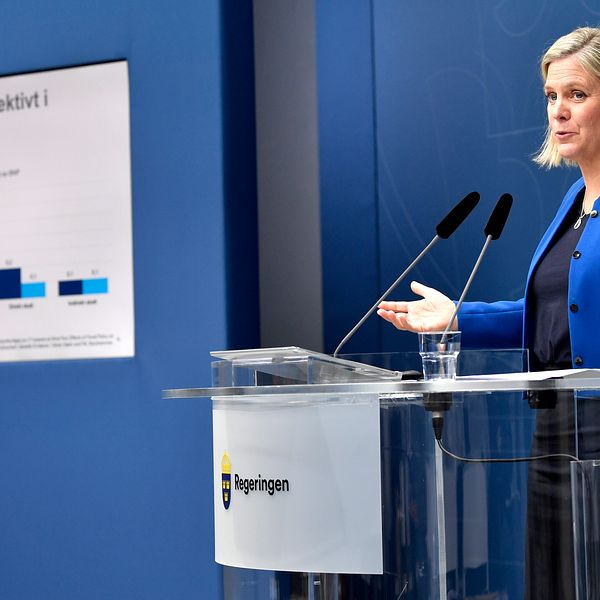 Finansminister Magdalena Andersson (S)