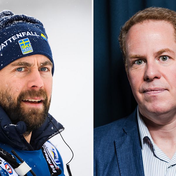 Enligt källor till SVT Spot riktas hård kritik mot Ola Strömberg (till höger) inom förbundet för hur rekryteringen av ny längdchef gått till. Rikard Grips (till vänster) namn dök upp under processen.