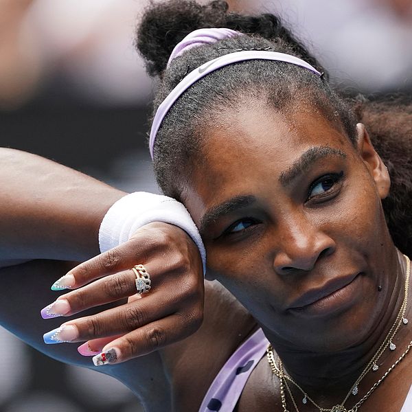 Serena Williams föll i tredje omgången.
