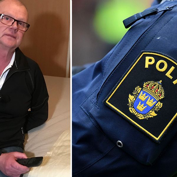 Halmstadsbon Joffa Kristiansson och hans fru blev under måndagsnatten uppringda av en bedragare som påstod sig vara polis.