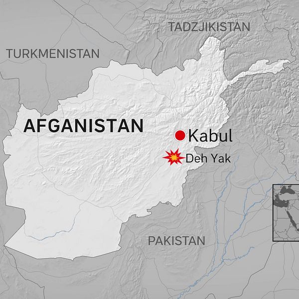 Karta över Afghanistan