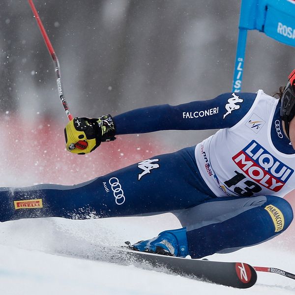 Federica Brignone tog hem världscuptävlingen i Rosa Chutor.