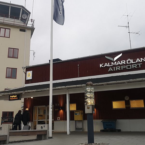 Kalmar Öland airport, flygplatsen i Kalmar, exteriör