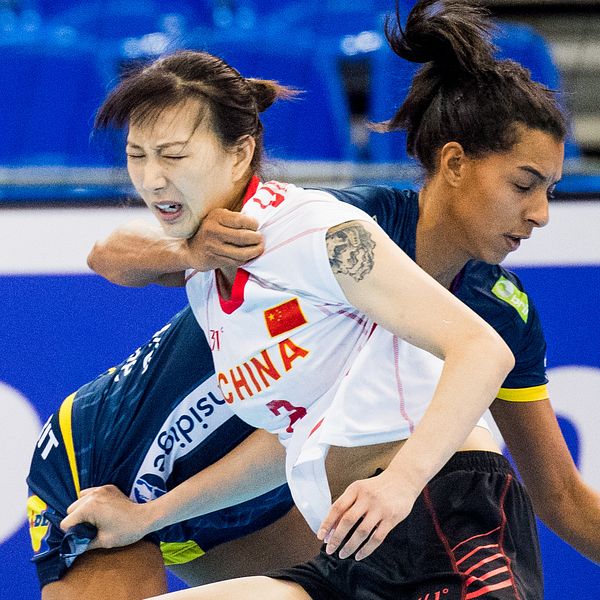 Kina mötte Sverige under VM i Japan.